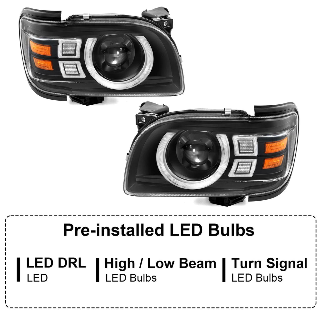 Tacoma 01-04 Faros Delanteros LED