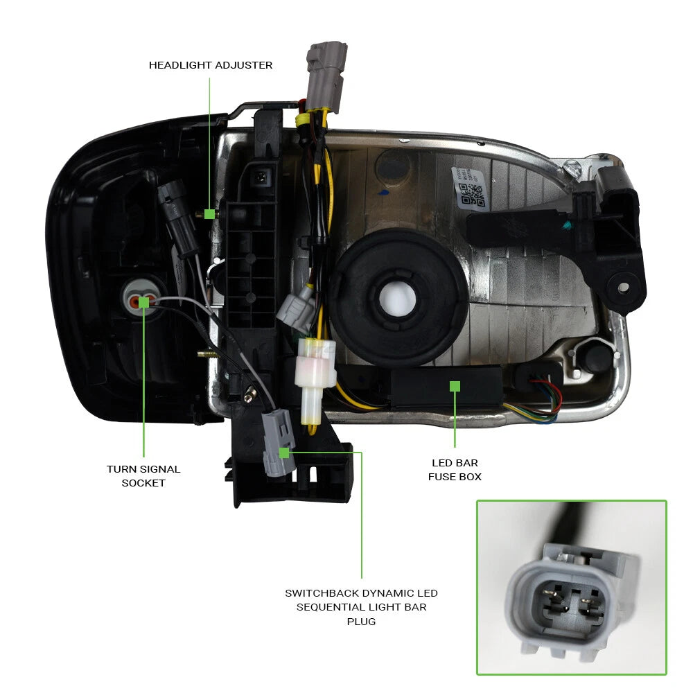 Tacoma 01-04 Faros Delanteros LED