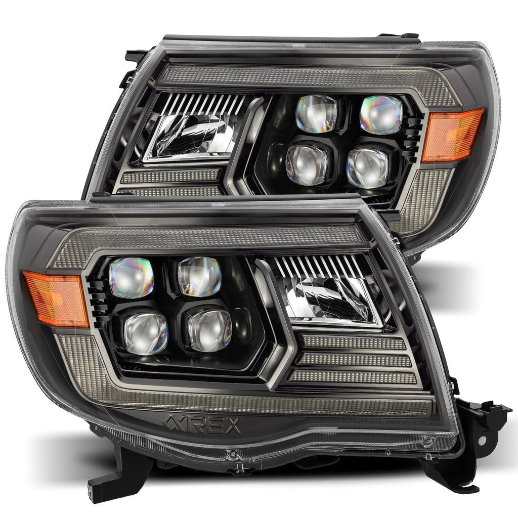 Tacoma 05-11 Faros Delanteros ALPHA BLACK NOVA