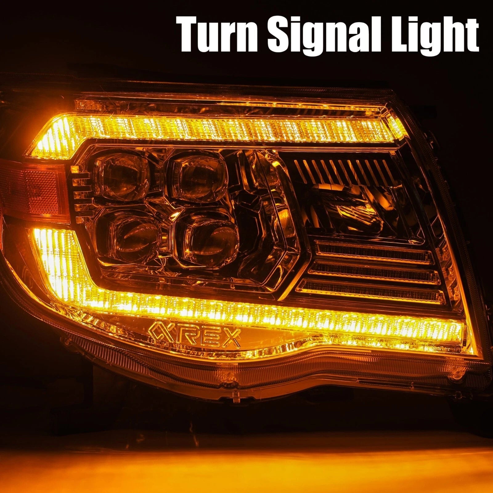 Tacoma 05-11 Faros Delanteros ALPHA BLACK NOVA