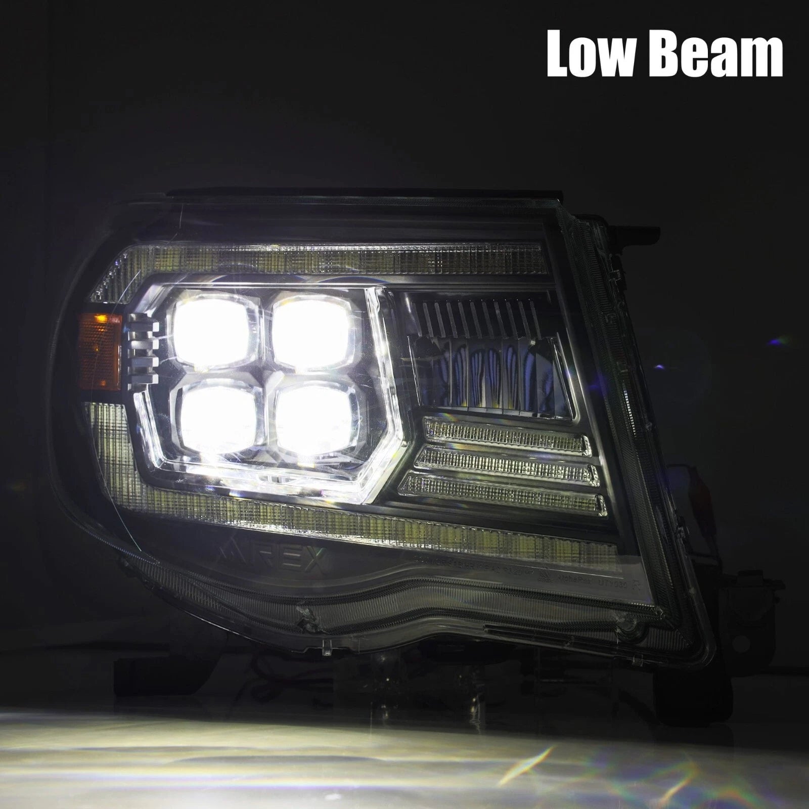Tacoma 05-11 Faros Delanteros ALPHA BLACK NOVA