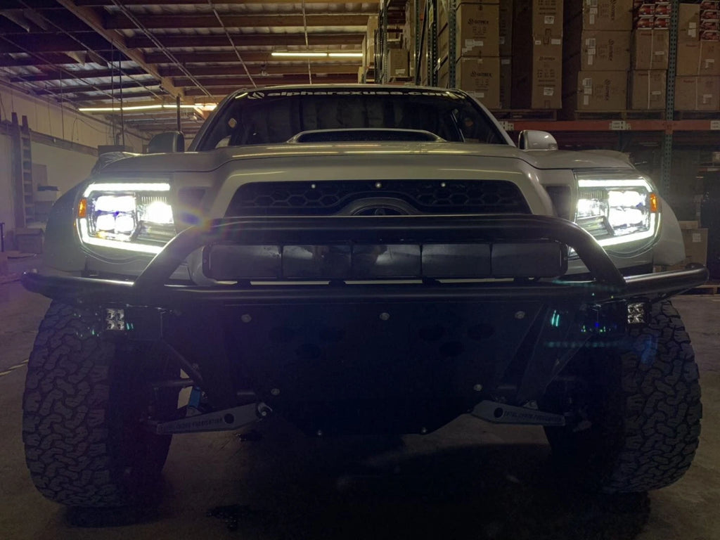 Tacoma 05-11 Faros Delanteros ALPHA BLACK NOVA