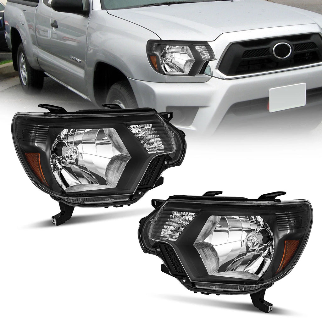 Tacoma 12-15 Faros Delanteros Black Housing