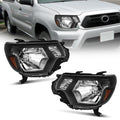 Tacoma 12-15 Faros Delanteros Black Housing