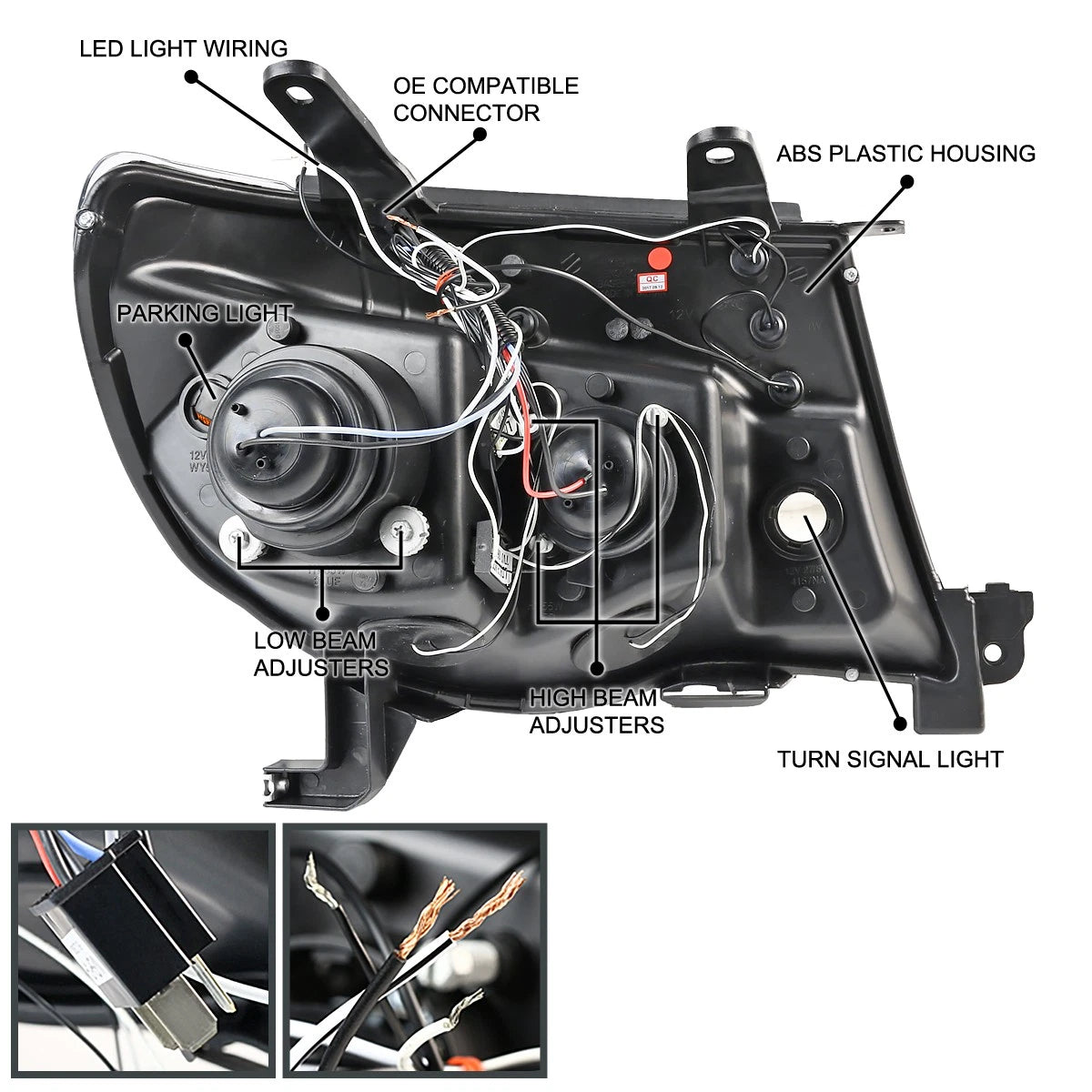 Tacoma 05-11 Faros Delanteros LED