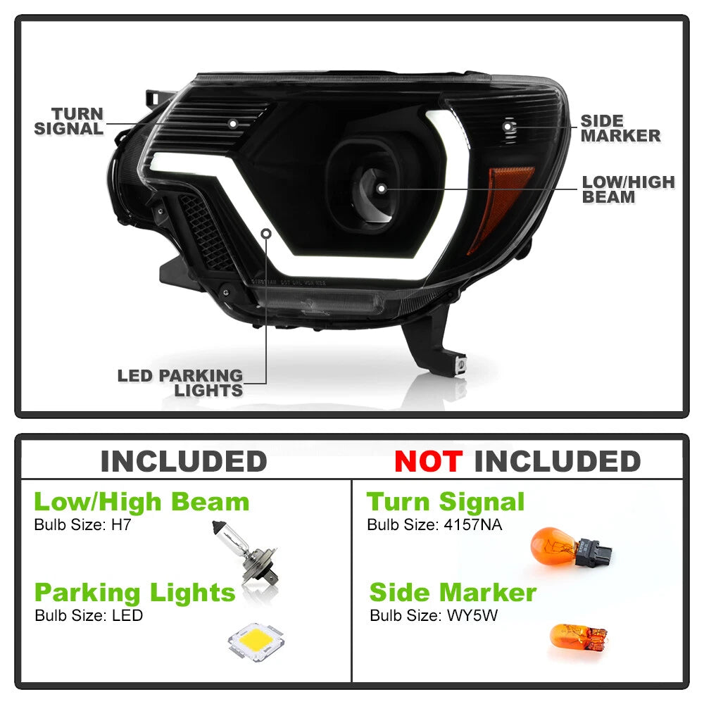 Tacoma 12-15 Faros Delanteros LED